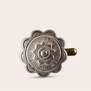Tecovas | Silver Metal Western Concho Hat Pin